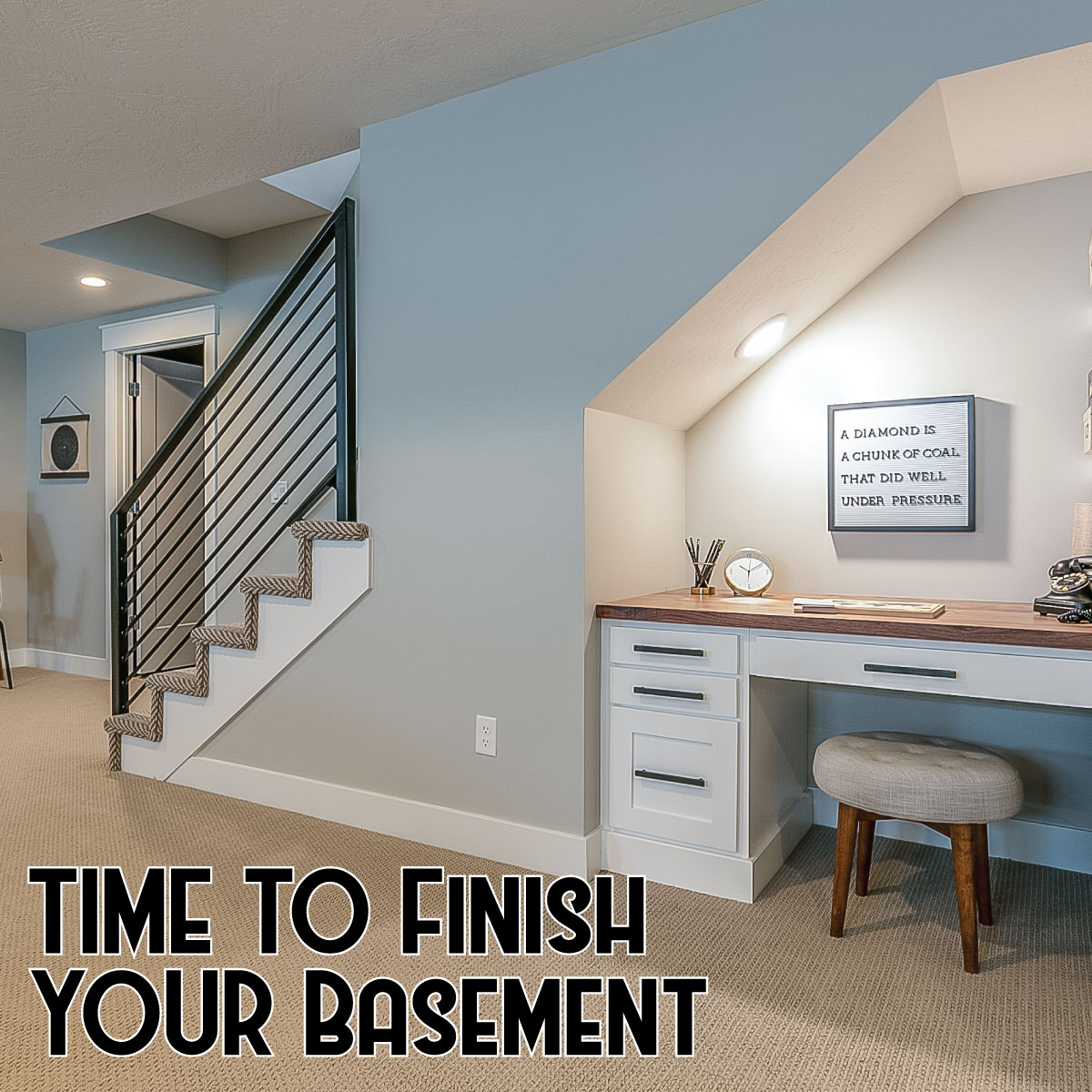 Finished Basement Excel Fencing Decking