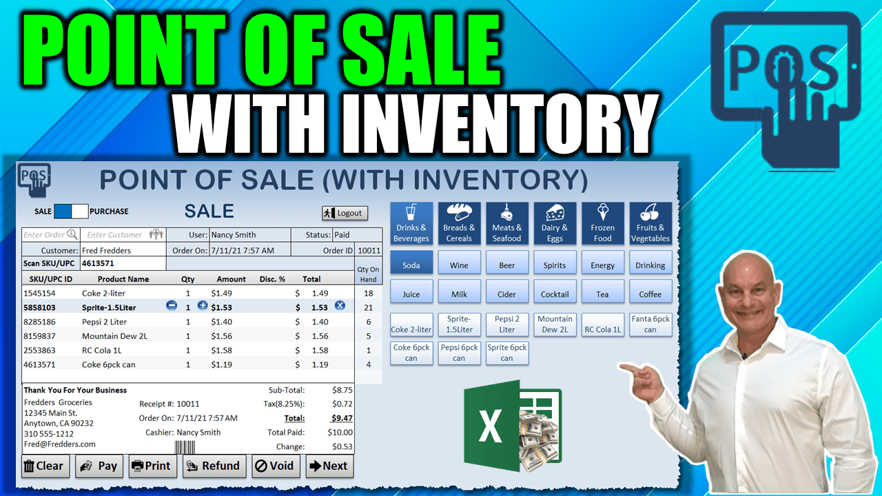 Download Your Free Point Of Sale With Inventory Workbook Here Excel