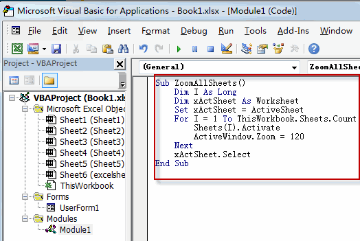 Zoom All Sheet Tabs Free Excel Tutorial