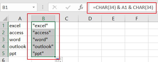 How To Add Quotes Around Cell Values In Excel Free Excel Tutorial