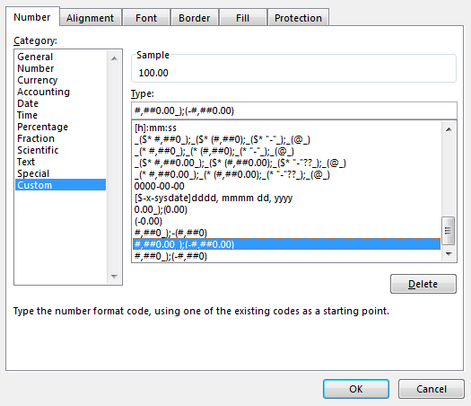 How to Display Negative Numbers in Brackets in Excel
