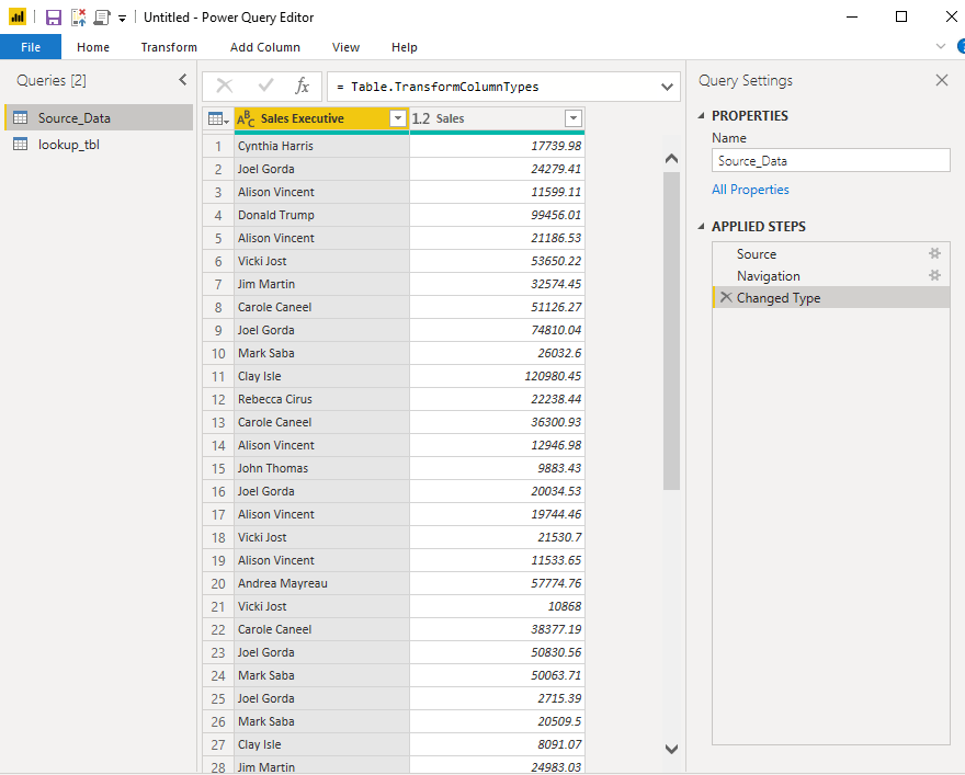 VLOOKUP in Excel and Power Query PBI Data Analytics