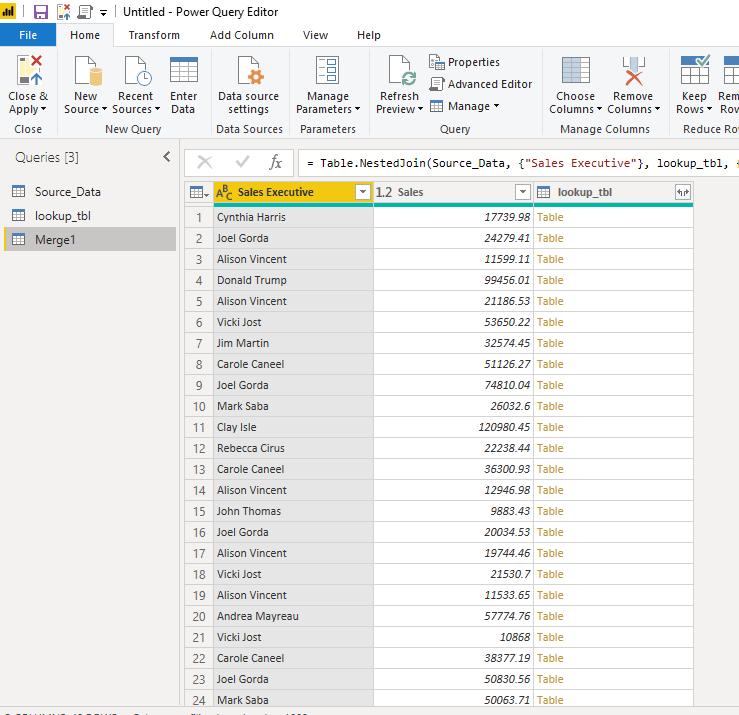 VLOOKUP in Excel and Power Query PBI Data Analytics