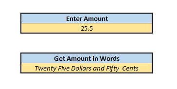 Convert Amount in NUMBERS To English WORDS In Excel - Excel Junction