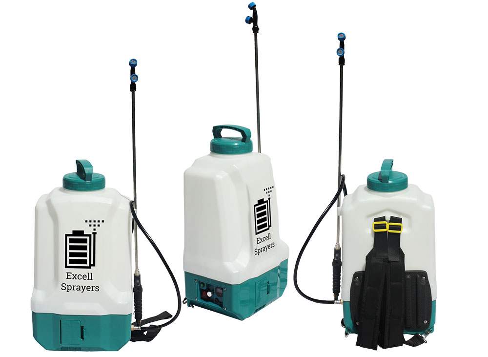 Excell Sprayers Battery powered knapsack, backpack garden sprayers