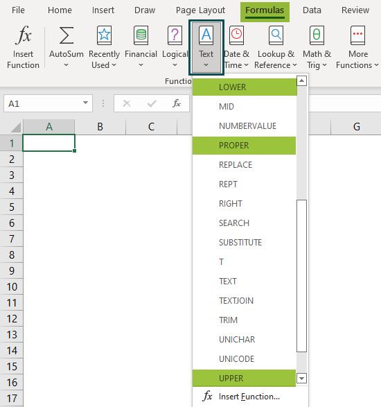 Change Case in Excel Top 3 Methods with Examples/Shortcuts
