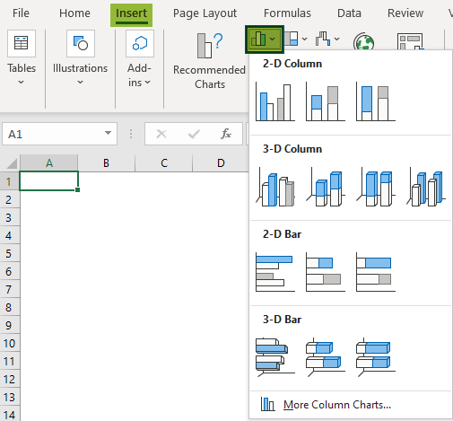 Bar Chart In Excel - How to Make/Create Bar Graph? (Examples)