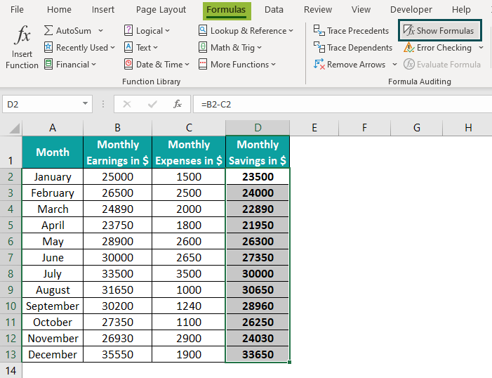 Show Formula In Excel How to Guide (Examples & Shortcut)