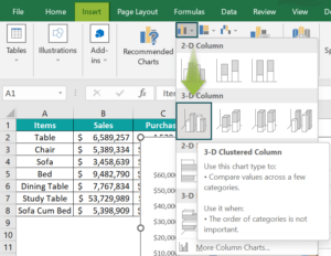 Comparison Chart In Excel - Examples, Template, How To Create?