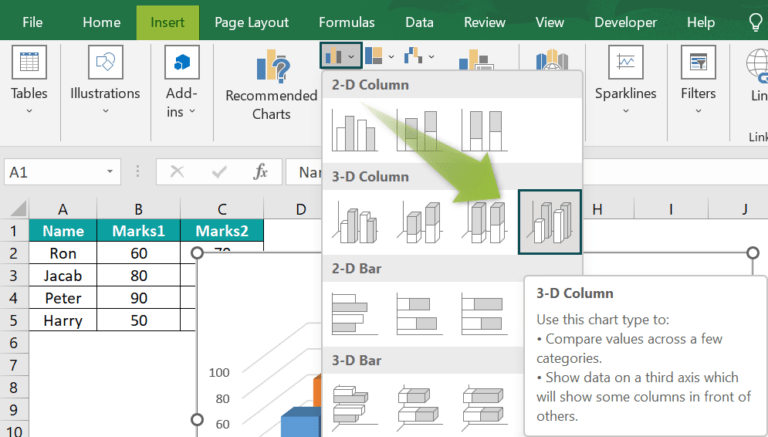 Comparison Chart In Excel - Examples, Template, How To Create?