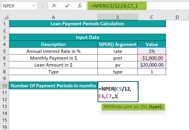 NPER In Excel Formula, Examples, How to Use NPER Function?