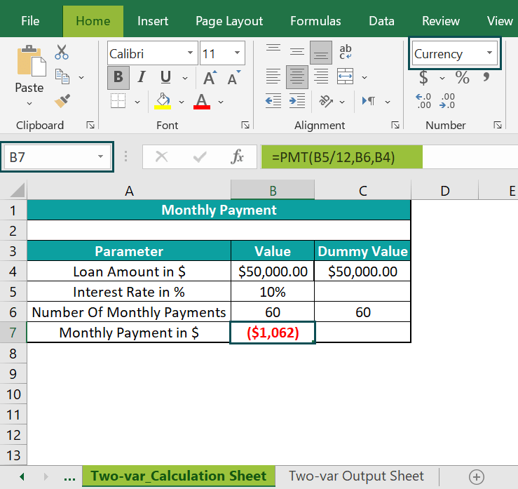 TwoVariable Data Table In Excel Examples, How To Create?