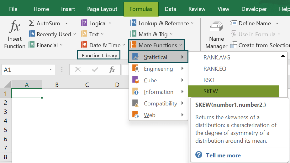 SKEW Excel Function Formula, Example, How To Use?