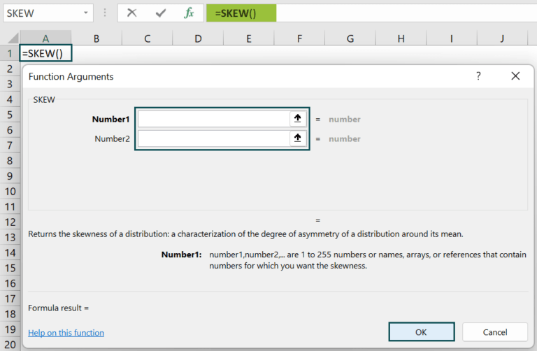 SKEW Excel Function Formula, Example, How To Use?
