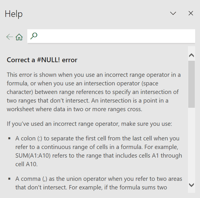 NULL in Excel Meaning, Shortcut, Examples, How to Fix NULL Errors?