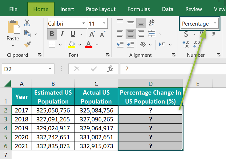 Percentage Change Formula In Excel (2023)