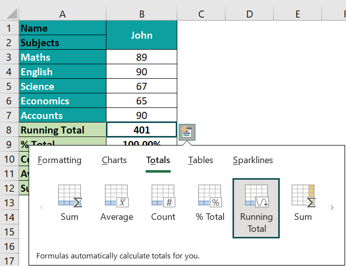 Quick Analysis Tools In Excel Where is it. Examples, How to Use?
