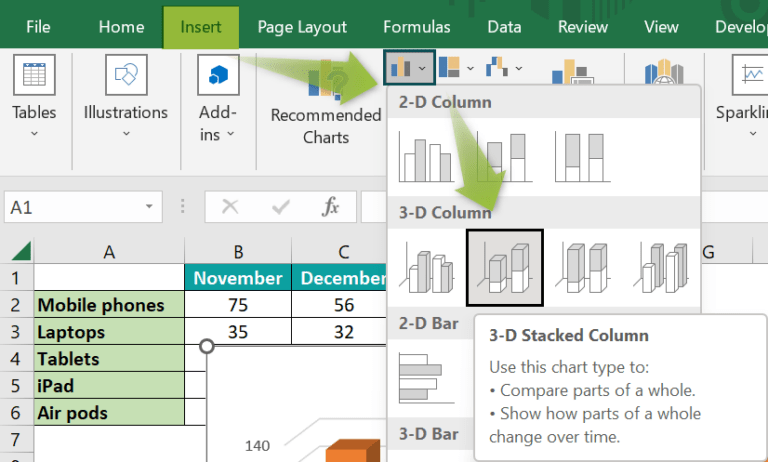 Stacked Chart in Excel - Examples, Uses, How to Create?