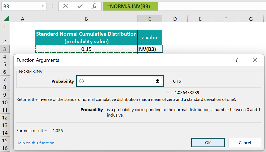 NORM.S.INV Function In Excel Formula, Examples, How To Use?