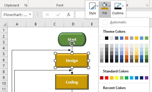 Flow Chart in Excel - Examples, Template, How to Create/Make?