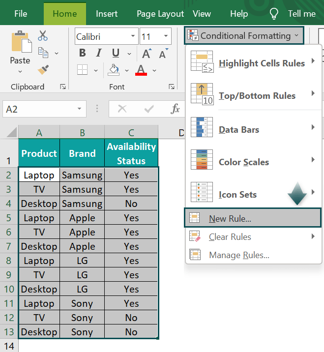Highlight Every Other Row In Excel Top 3 Methods with Examples