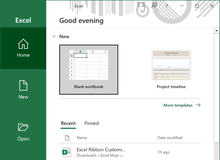 Excel 2019 Ribbons, Tabs And Quick Access Toolbar, Customize