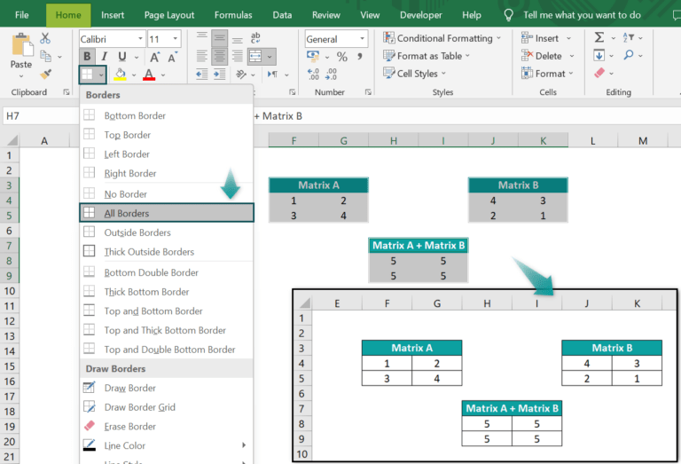 Border In Excel Shortcut, How To Create, Add, & Remove Borders