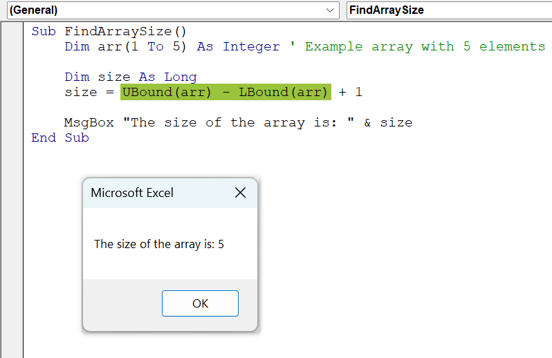 VBA Array Size Definition, Examples, How to Find Size of Array?