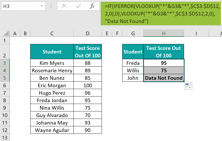 VLOOKUP Wildcard Excel * and ? Examples, How to Use?