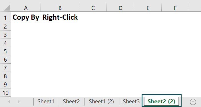 Copy Sheet In Excel - How to Duplicate Sheet (Top 5 Methods)