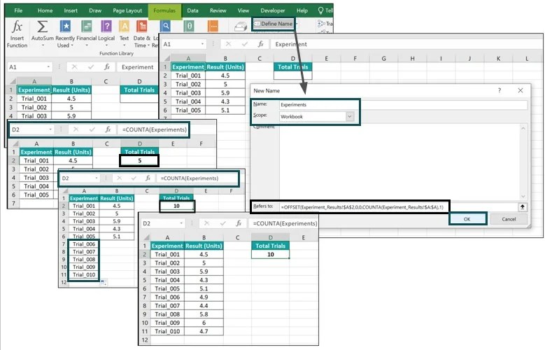 Dynamic Named Range In Excel Rules, Examples, How To Create