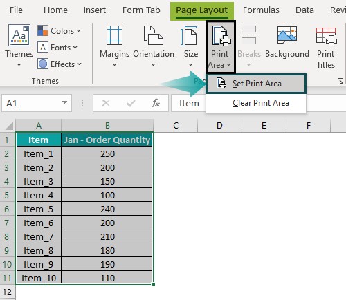 Print Area In Excel - What Is It, Examples, How To Set & Change?