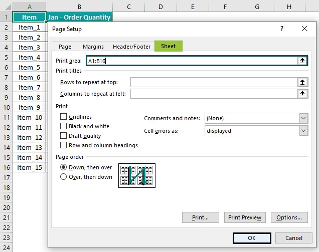 Print Area In Excel What Is It, Examples, How To Set & Change?