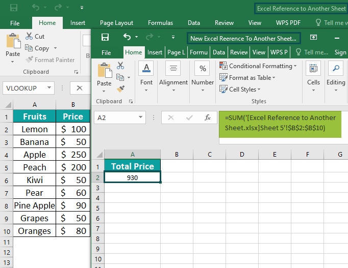 Reference To Another Sheet In Excel Example, How to Link?