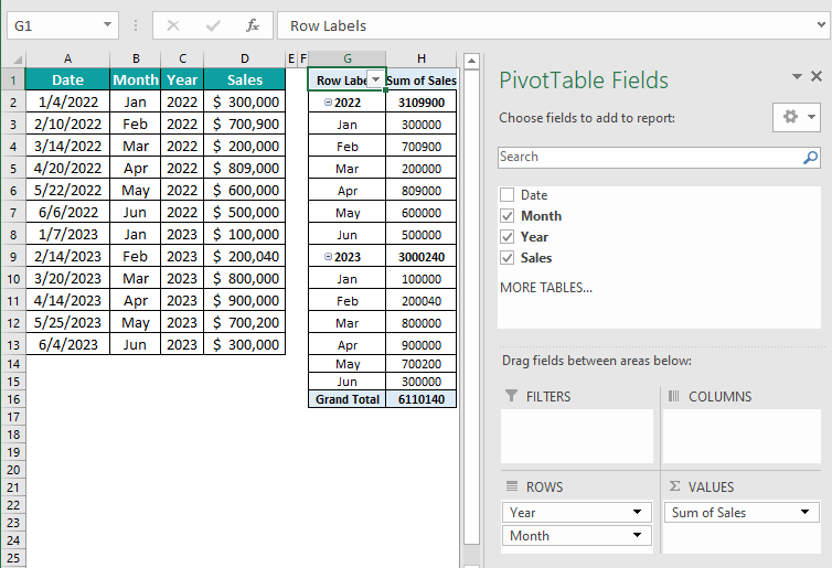 Pivot Table Group By Month in Excel Examples, How To Use?