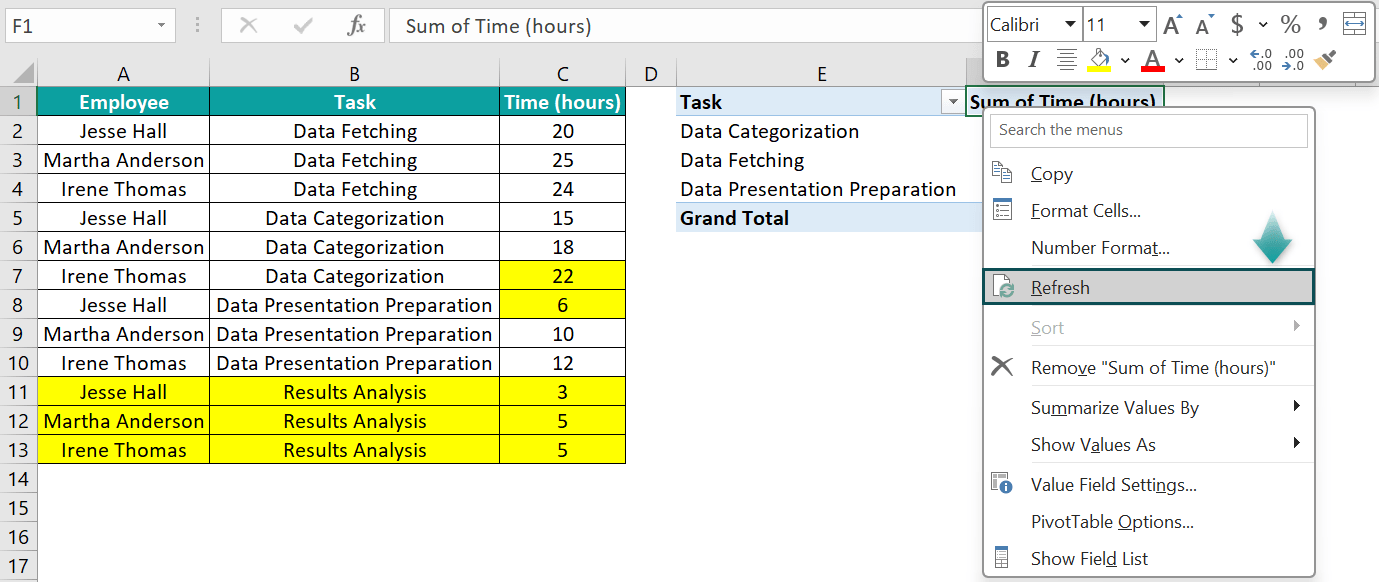 Pivot Table Change Data Source in Excel How To Locate/Change
