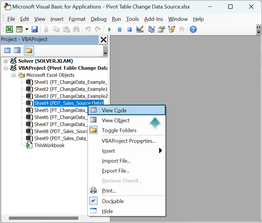 Pivot Table Change Data Source in Excel How To Locate/Change