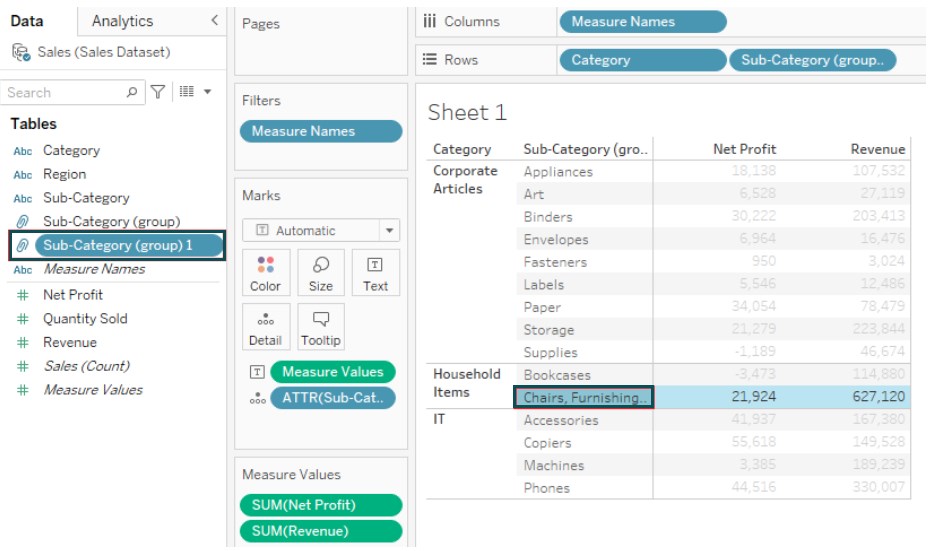 Tableau Group Step by Step Examples, How to Create and Edit?