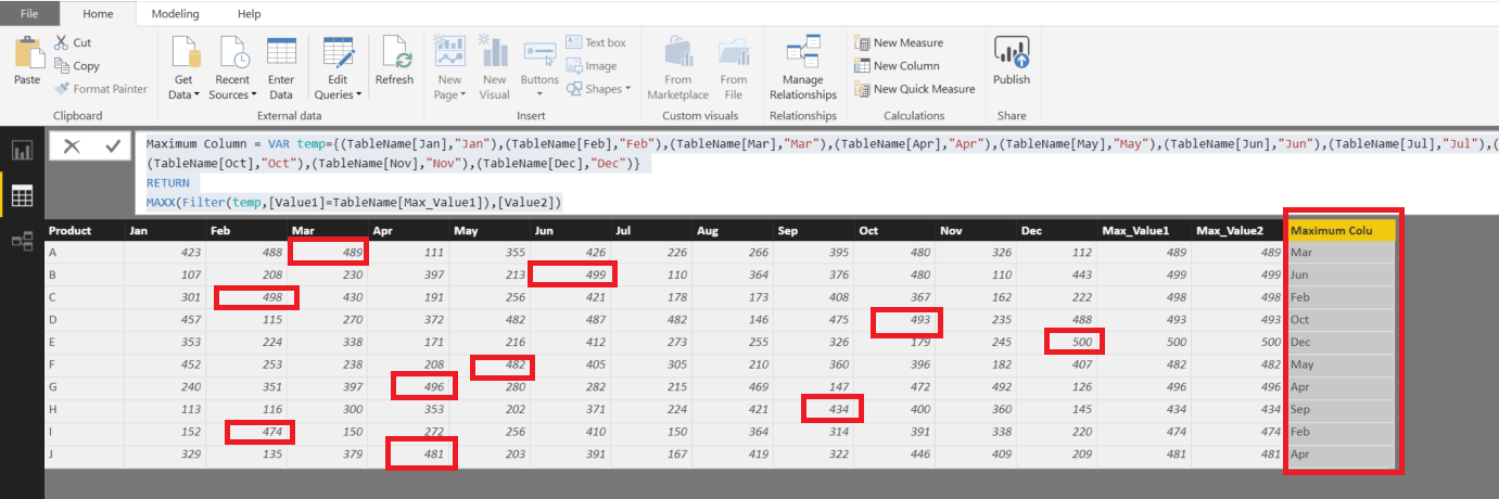 Aggregating Values in Multiple Columns using DAX Power BI & Excel are