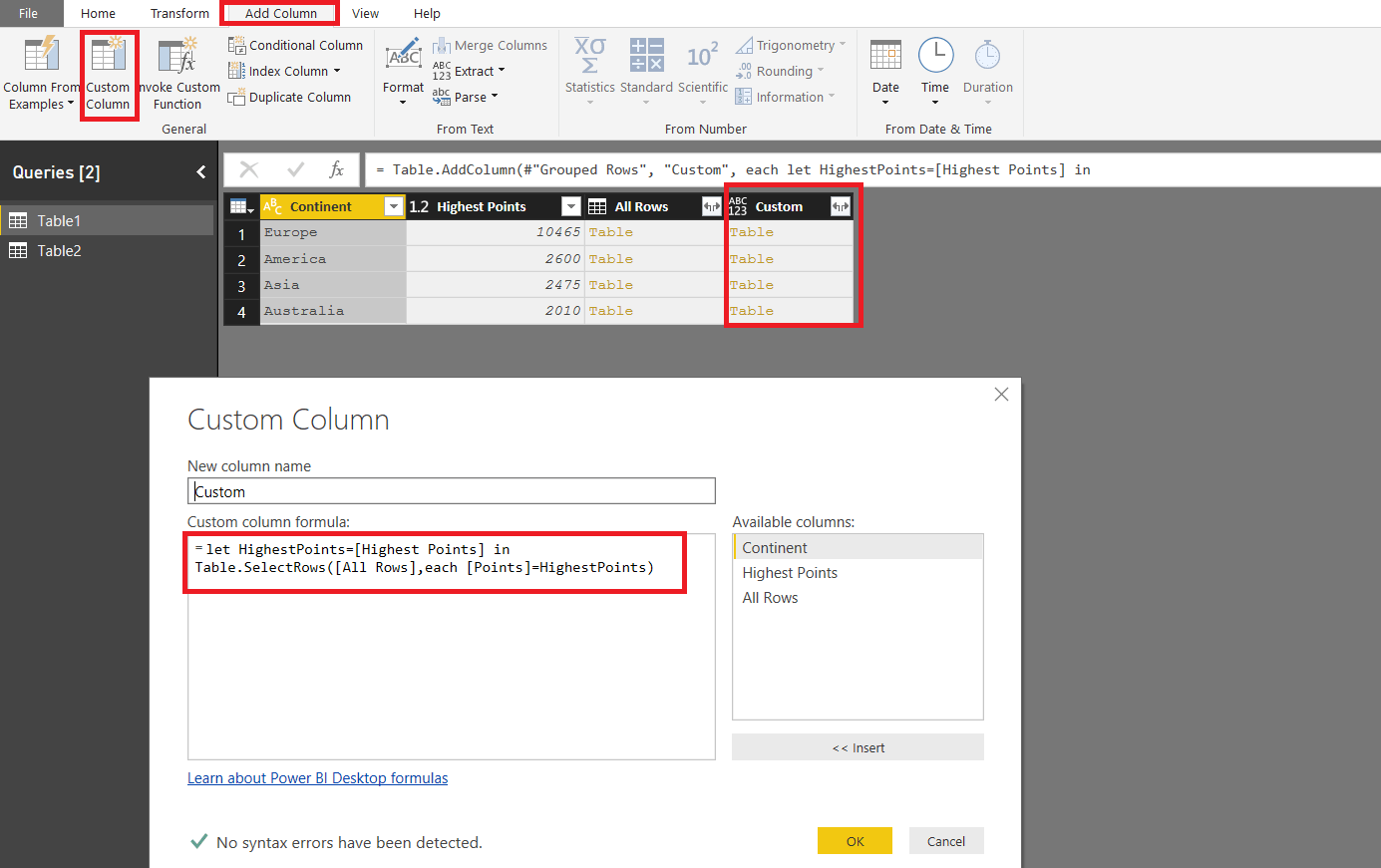 Getting the TOP Rows per Category DAX VS Power Query “M” Power BI