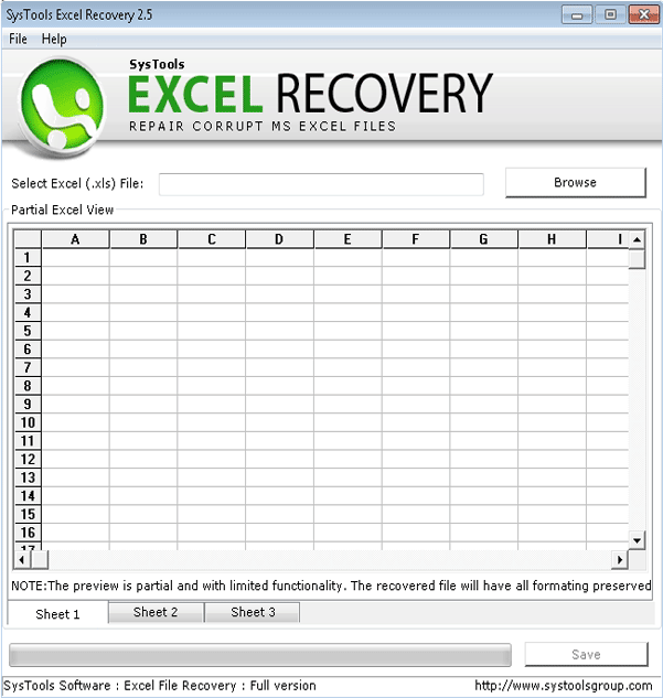 Repair Corrupt Excel File with XLS Recovery Software