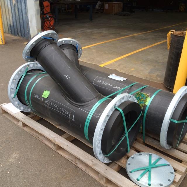 Pressure piping and Rubber lined pipe work Excel Robotics