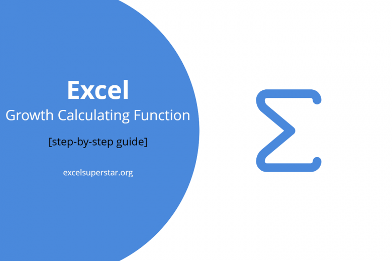 How to use Growth Calculation Function in Excel Excel in Hindi