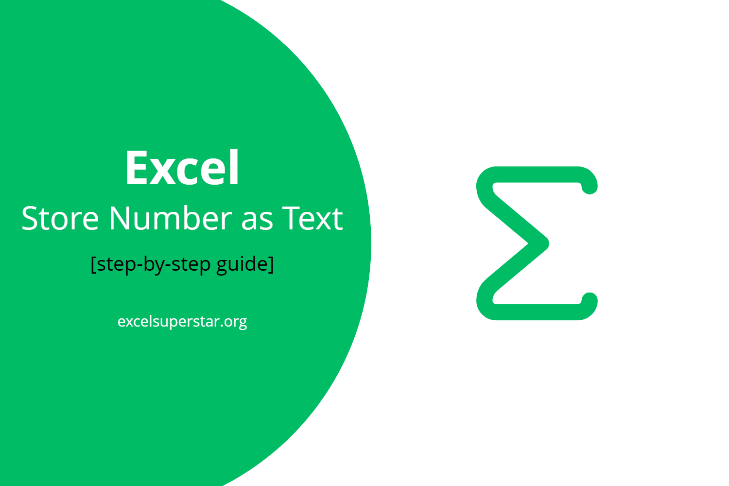 How to Store Numbers as Text in Excel Excel in Hindi
