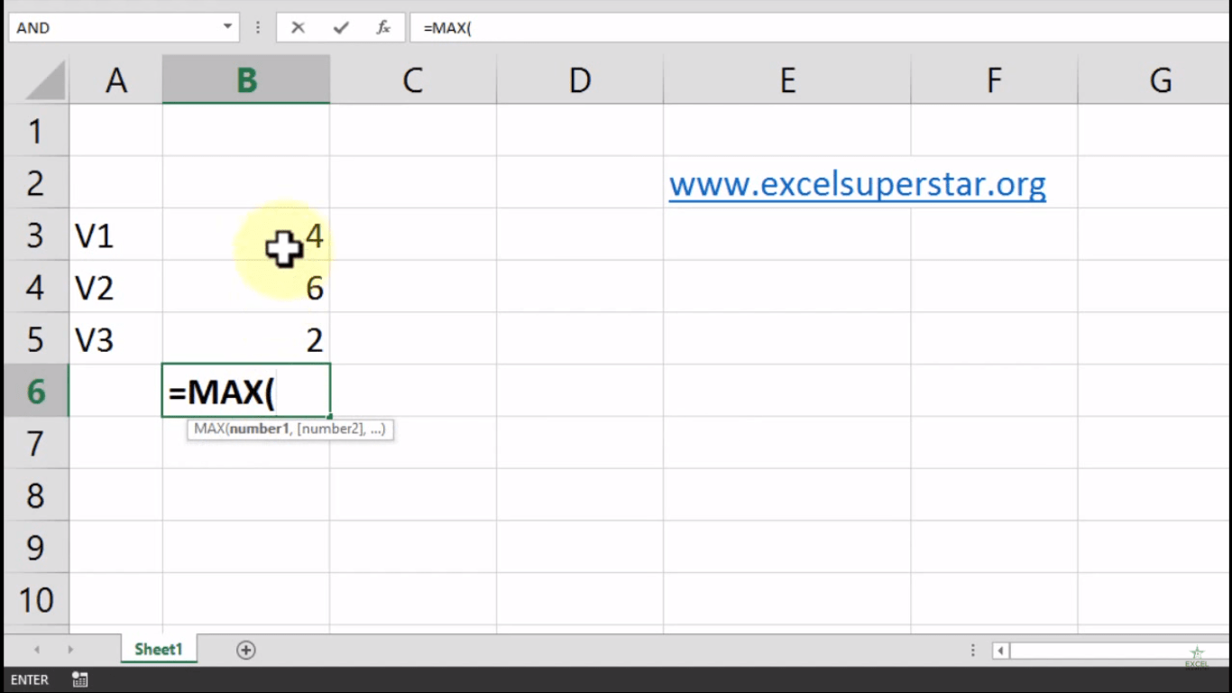 How to use a MAX Function in Excel Excel in Hindi