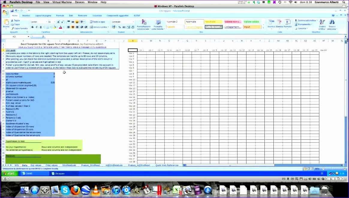 12 Chi Square Excel Template Excel Templates
