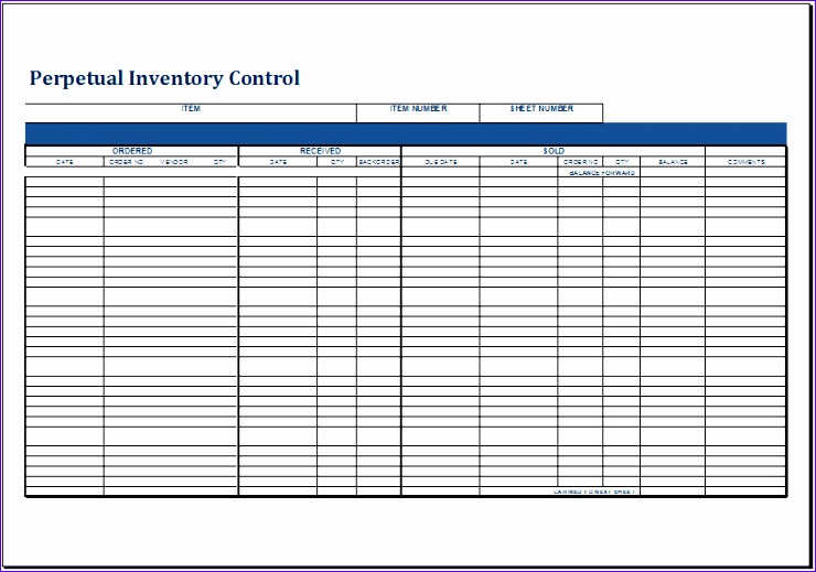 11 Excel Inventory Sheets Templates Excel Templates