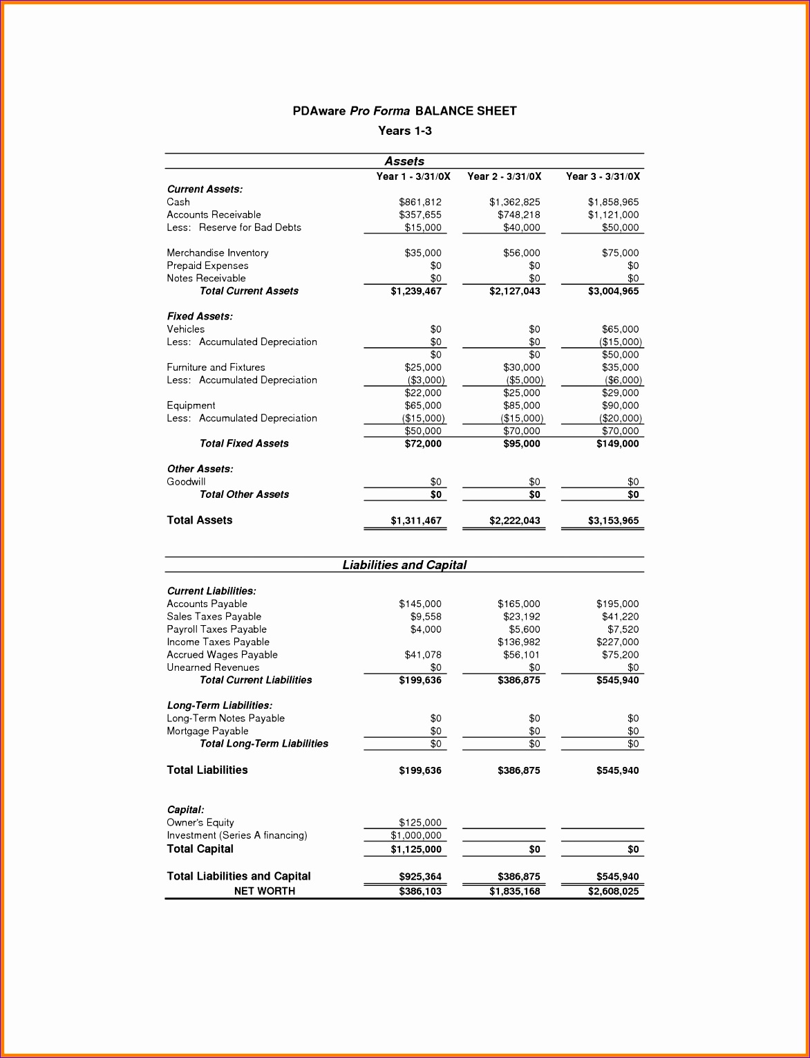 5 Excel Templates for Financial Statements Excel