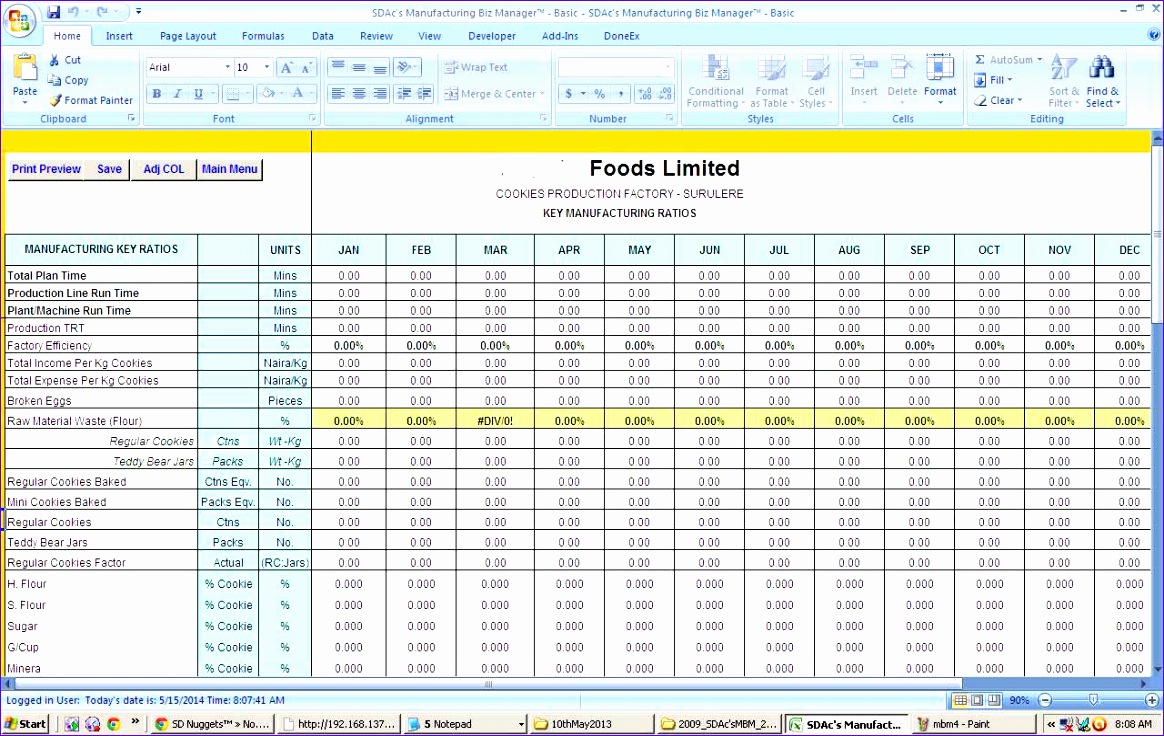Productivity Sheet For Employees Productivity Spreadsheet Printable