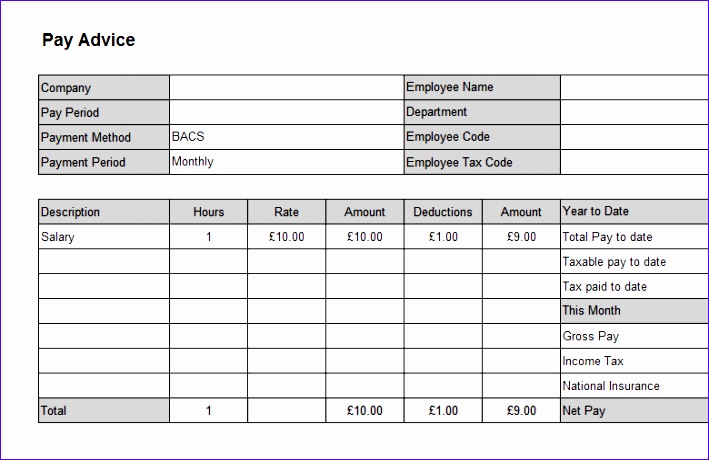 6 Payslip Template Excel south Africa Excel Templates Excel Templates